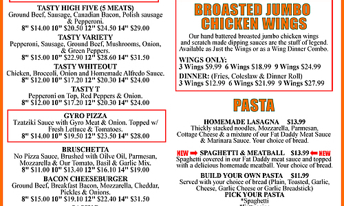 New Menu